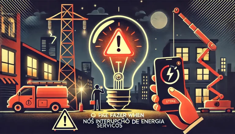 O Que Fazer Quando há Interrupção nos Serviços de Energia: Guia Completo para Situações de Emergência
