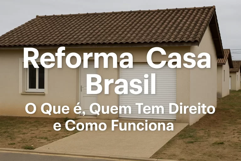 Reforma Casa Brasil: O Que é, Quem Tem Direito e Como Funciona