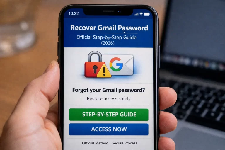 Recuperar Senha do Gmail